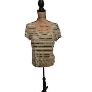 Retro striped tee, fits like small/medium